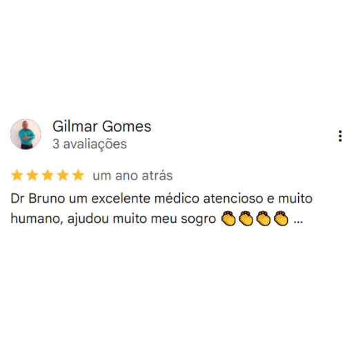 Depoimento Google Dr. Bruno Passos